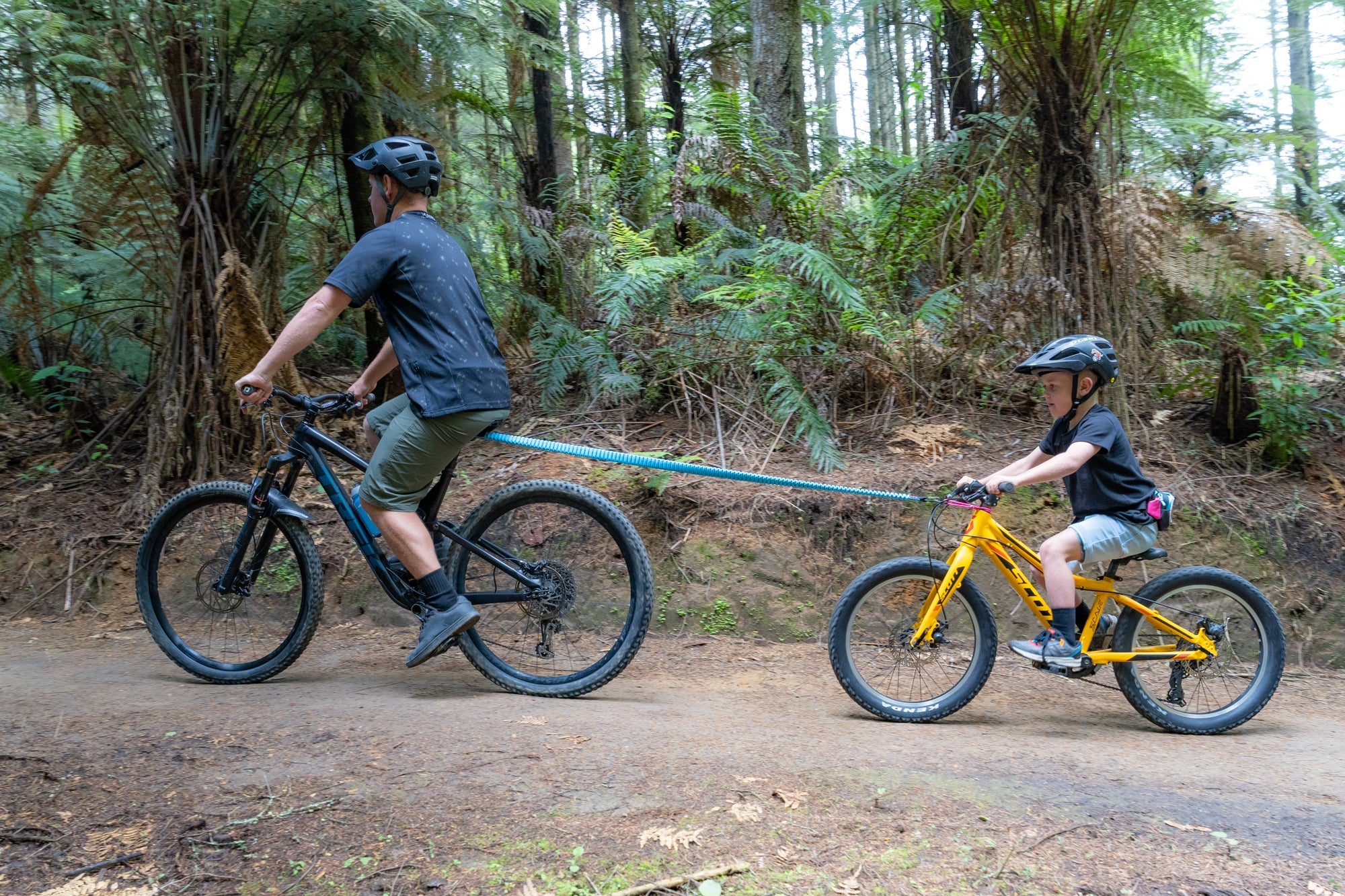 Kids bike 2025 tow rope